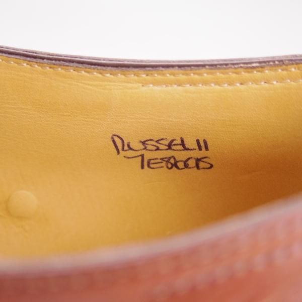 美品☆ジョンロブ 7E【☆8695ラスト/RUSSEL 2】ラッセル/パンチド