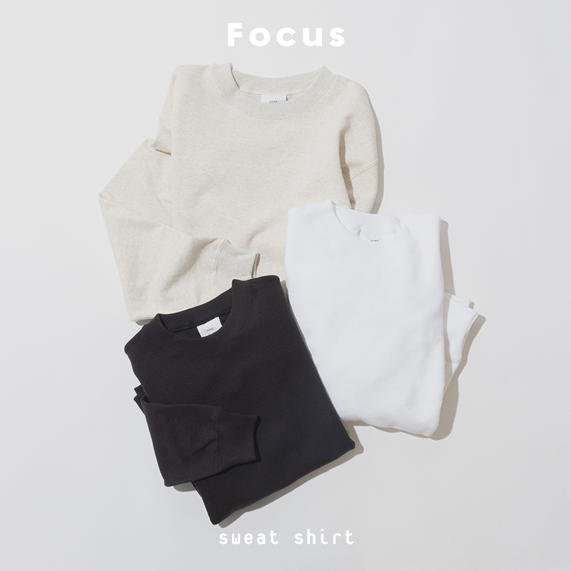 サイズ比較】HYKEのスウェットシリーズを着比べ | st company online