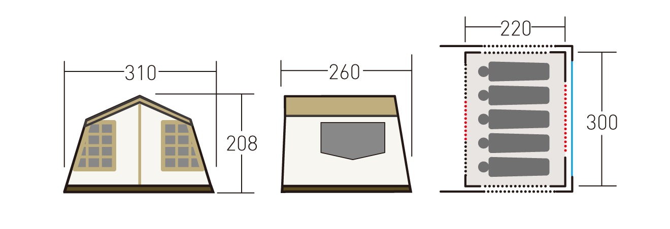 オーナーロッジ タイプ52R T/C / ogawa ONLINE STORE