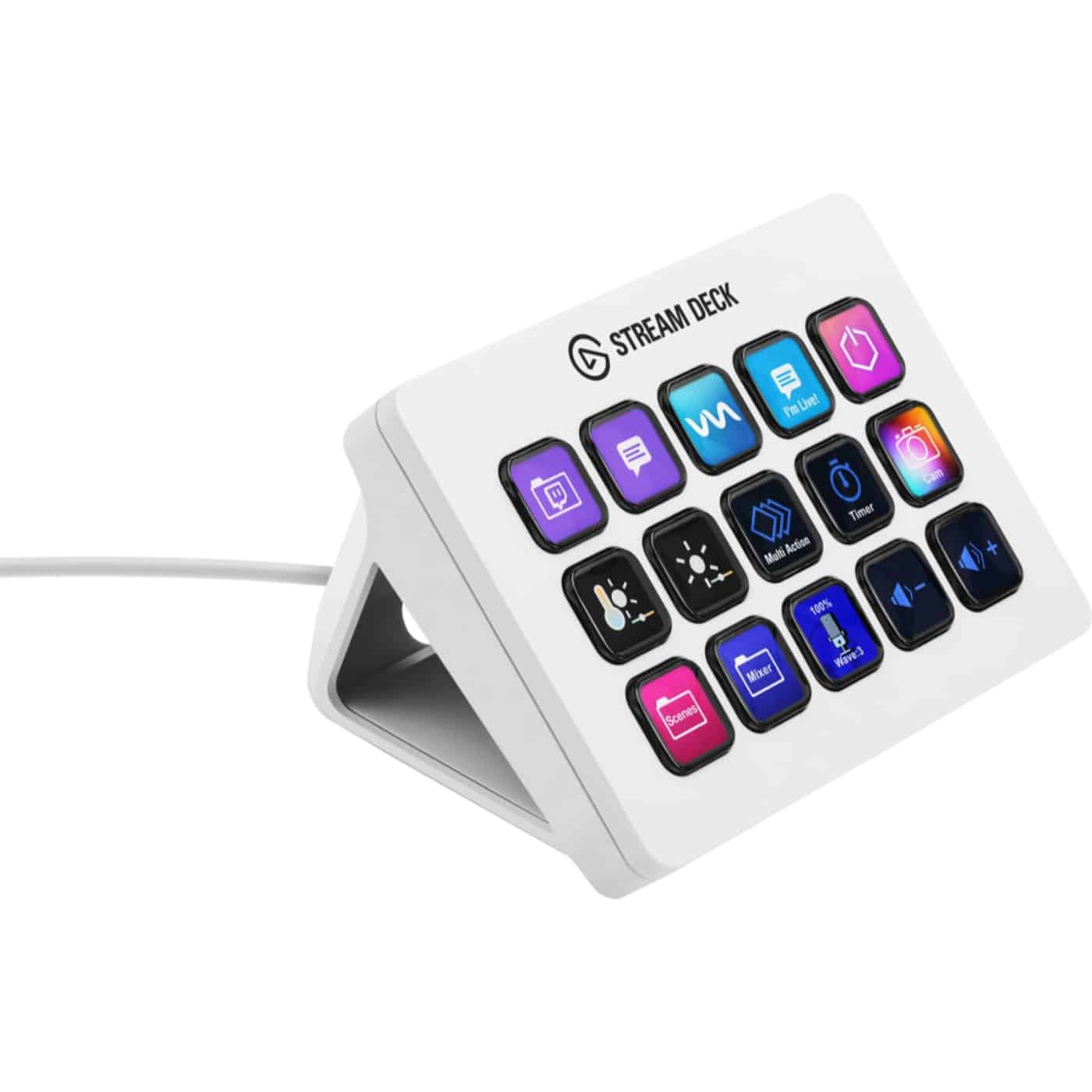 Elgato Stream Deck MK.2 White Controller - Streaming Valley