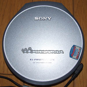 スタフ屋 ポータブルCDプレーヤー(SONY CD WALKMAN D-E999)