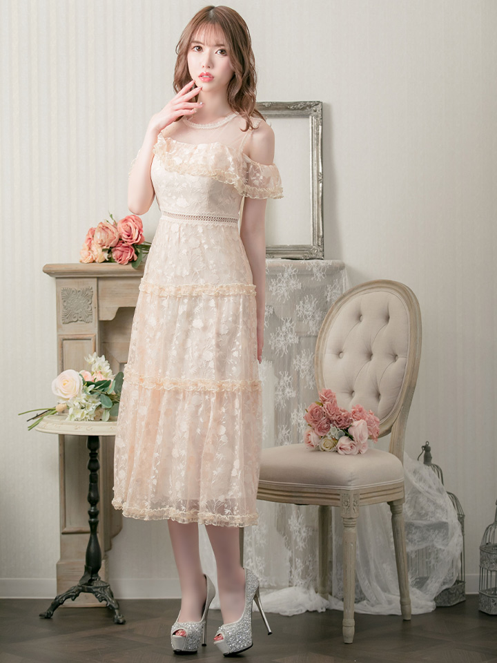 XS-Lサイズあり【SETTAN/セッタン】フラワーレース/ フリル