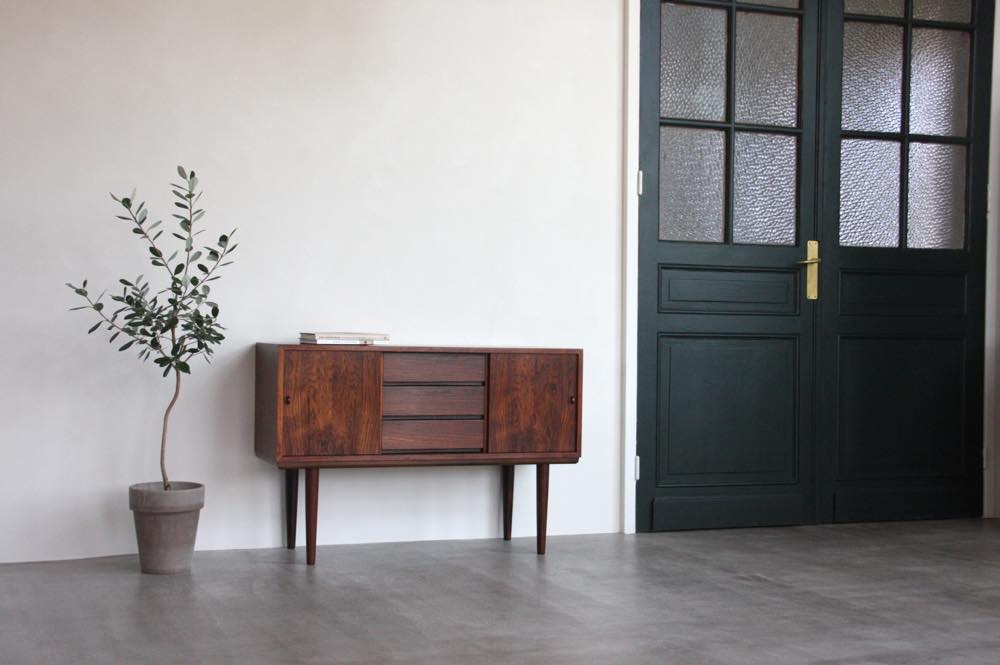 北欧ビンテージ家具/デンマーク製/サイドボード/ローズウッド