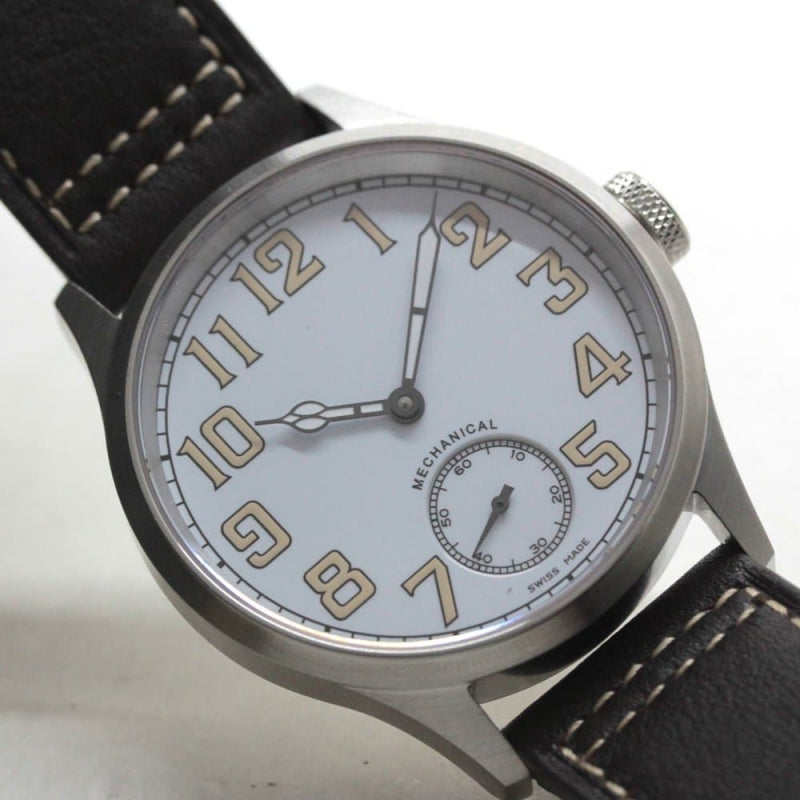 正美堂オリジナル腕時計/レトロアラビア数字文字盤/スイス製手巻き式