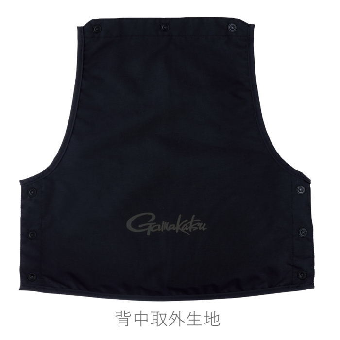 がまかつ フローティングベスト L ブラック×レッド GM2193 - 釣具の