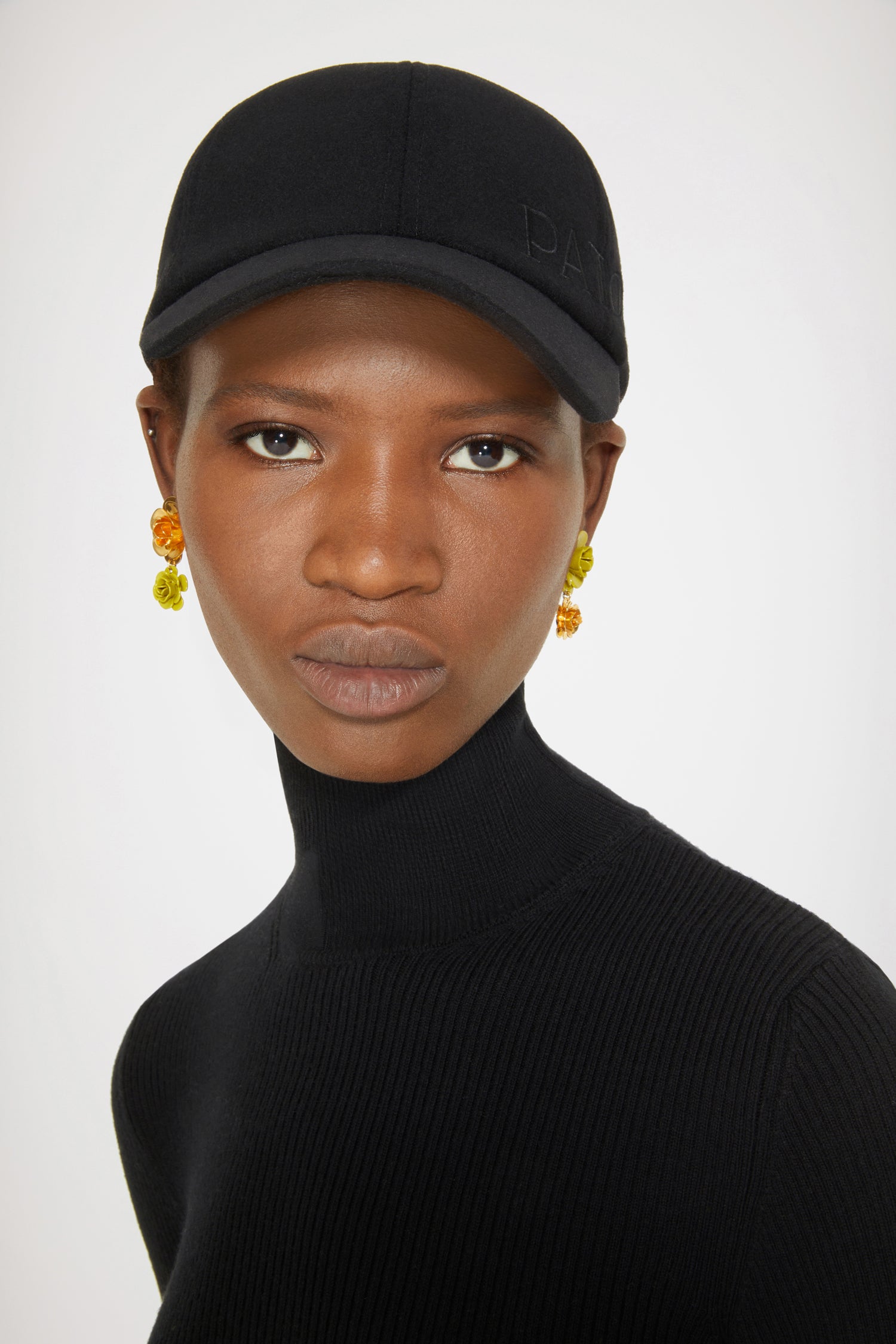 美品】PATOU ウールフランネル クチュール キャップ 美品】PATOU