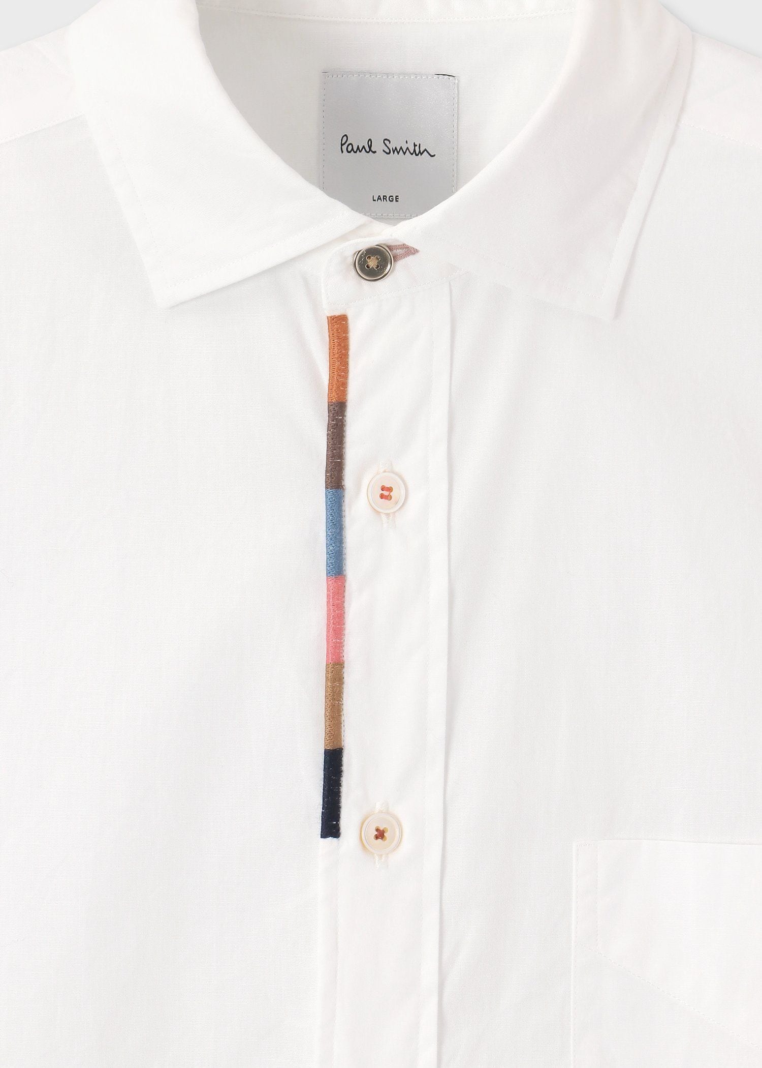 アーティストストライプ エンブロイダリー シャツ ｜ポール・スミス