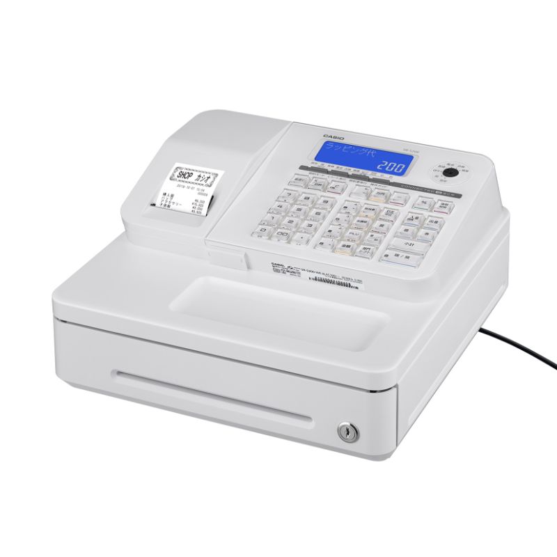 カシオ計算機 レジスター SR-S200-EX WE カシオ | テイクアウト容器の