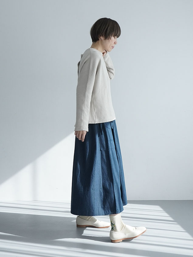 5.5ozデニム巻きスカート PAL'LAS PALACE ONLINE STORE