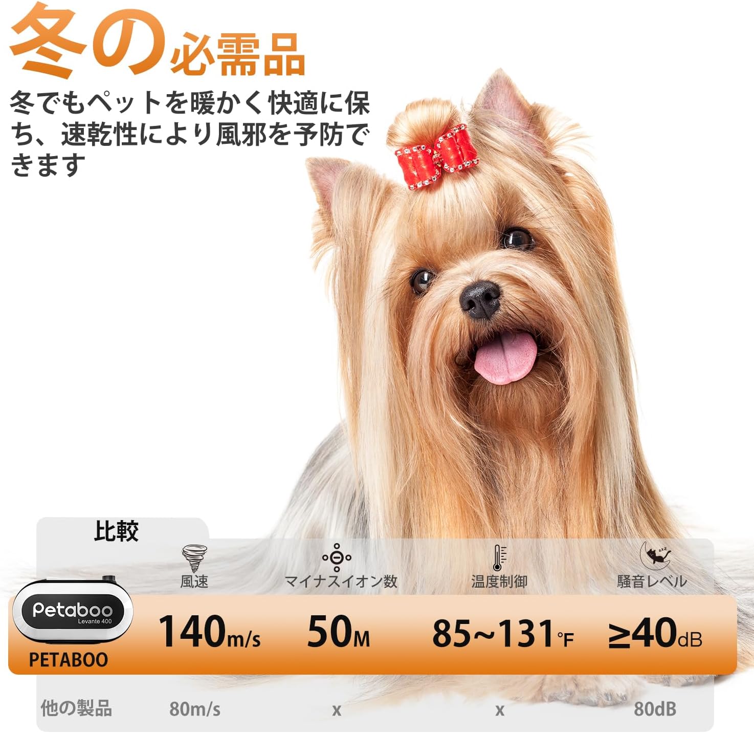 犬 ドライヤー, ペット ドライヤー, ペット乾燥機 L400 | Petaboo