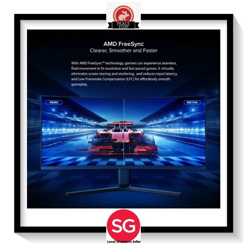 Xiaomi Mi Curve Display 34-inch Gaming Monitor | WQHD |144Hz