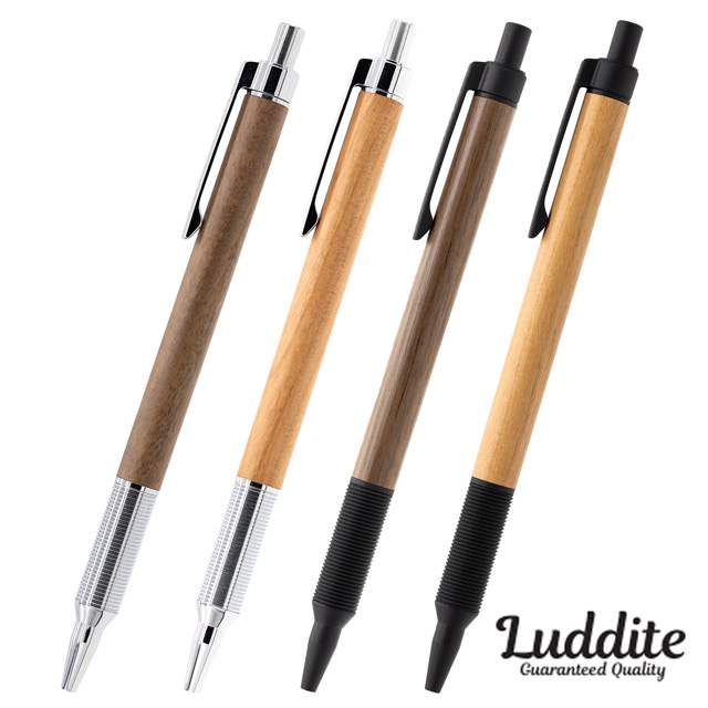 即日出荷対応】シャーペン 0.5mm ラダイト Luddite EVER DRAW Wood