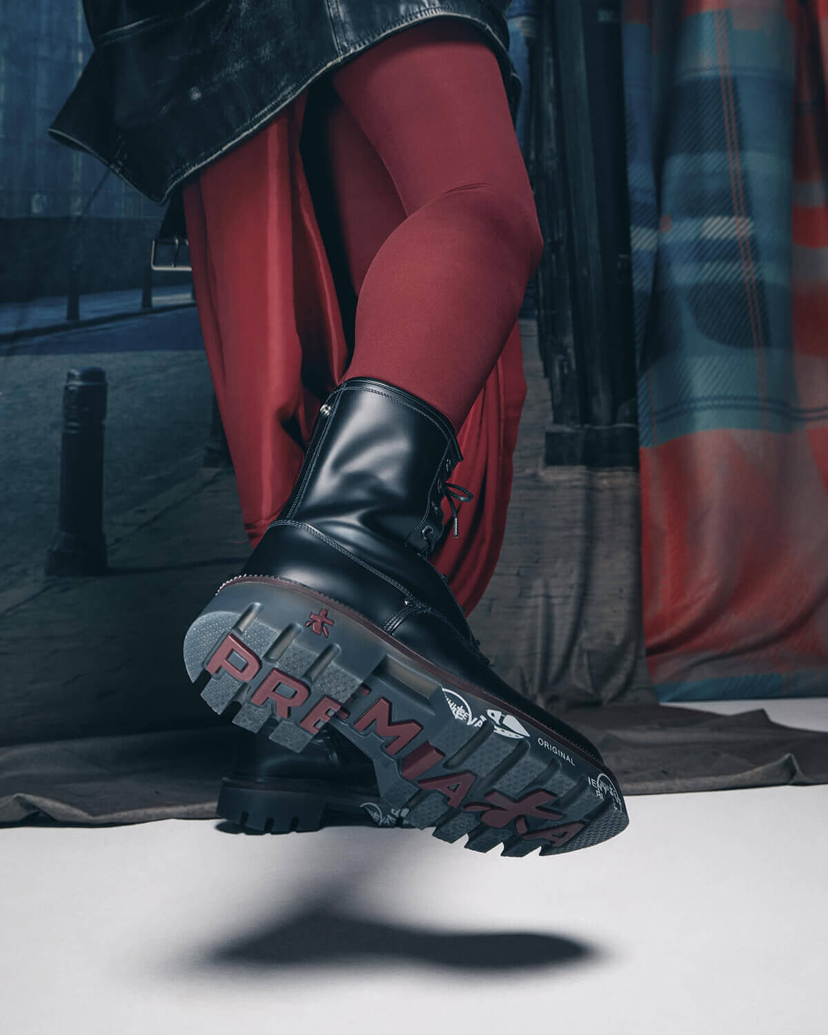 King Brass Nero Premiata Men's All-Black Leather Chelsea Boot