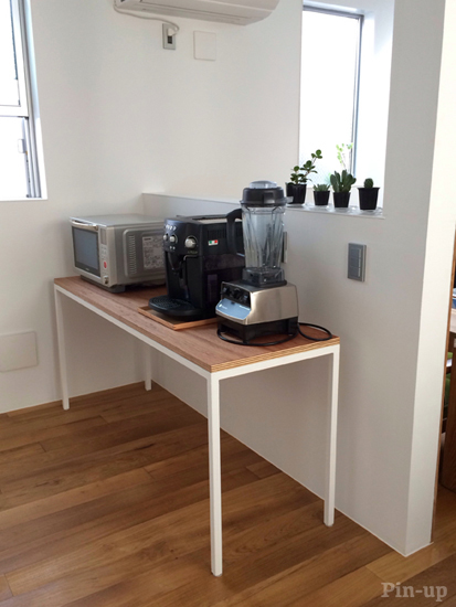 角パイプフレーム脚 H810～1200 | PS-TB001-03-G089 | テーブル脚