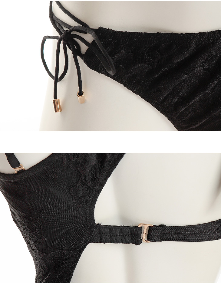 Lacy zip swim wear(GL2360)