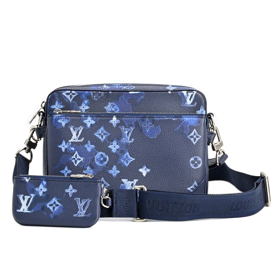 トリオメッセンジャー(約W24xH17.5xD4.5cm(実寸) ブルー): ブランド