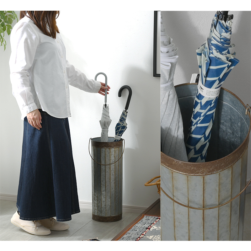 アンティーク風 アンブレラスタンド エブリー｜ユニットシェルフ 家具