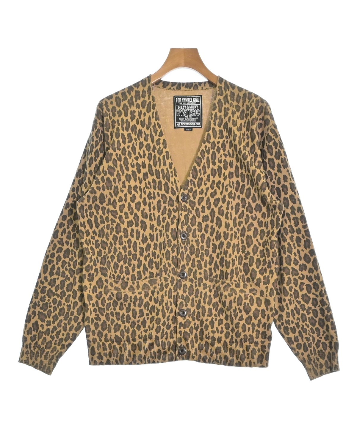 HYSTERIC GLAMOUR（ヒステリックグラマー）カーディガン 茶 サイズ:M