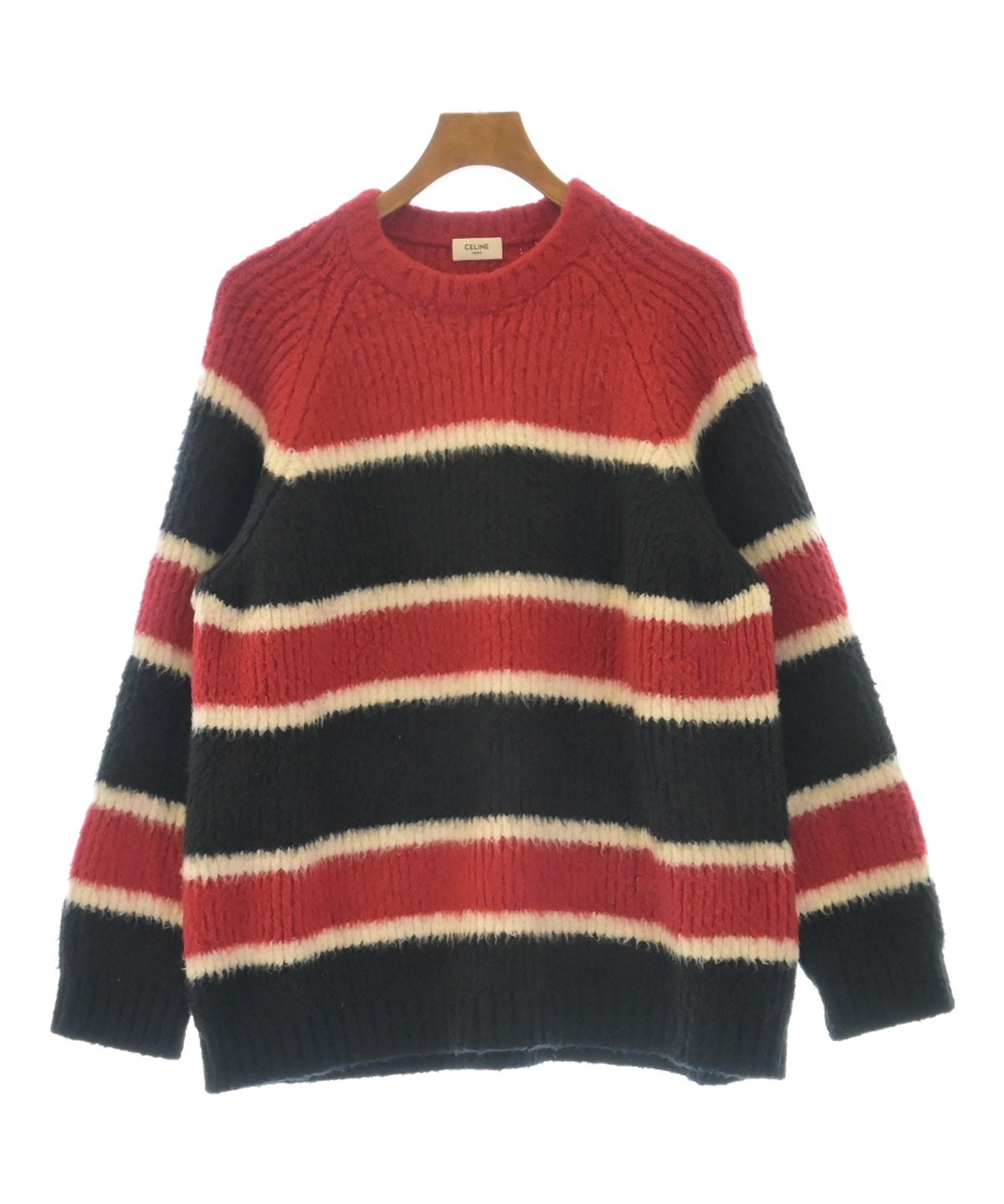 CELINE（セリーヌ）ニット・セーター 赤 サイズ:S メンズ