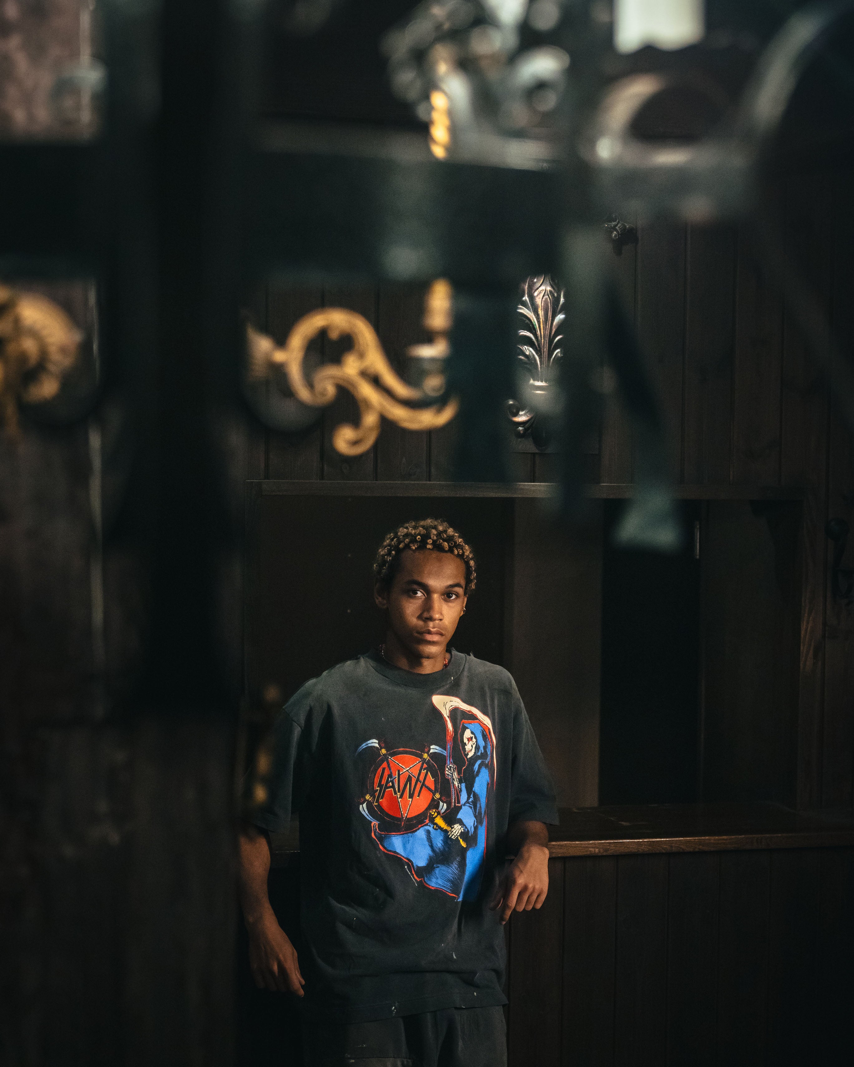 SAINT Mxxxxxx]SS TEE/BIRTH AND DEATH/BLACK(SM-HR1-0000-007) – R&Co.