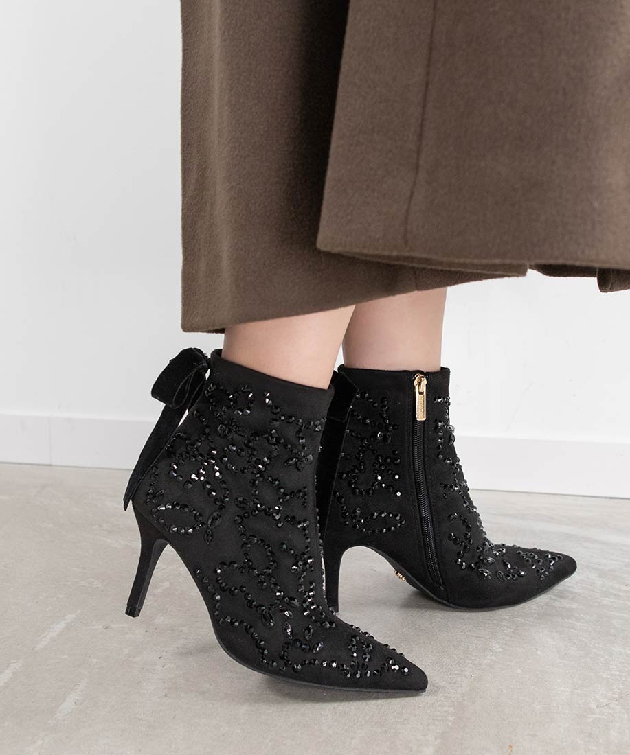 SALE】ビジュー×リボン 2WAYショートブーツRANDA公式サイト