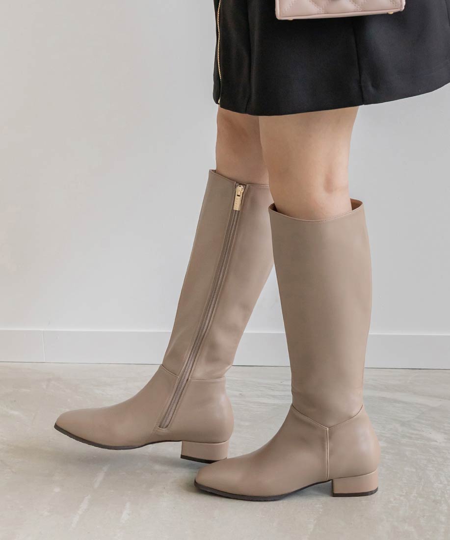 SALE】晴雨兼用 スクエアトゥロングブーツRANDA公式サイト