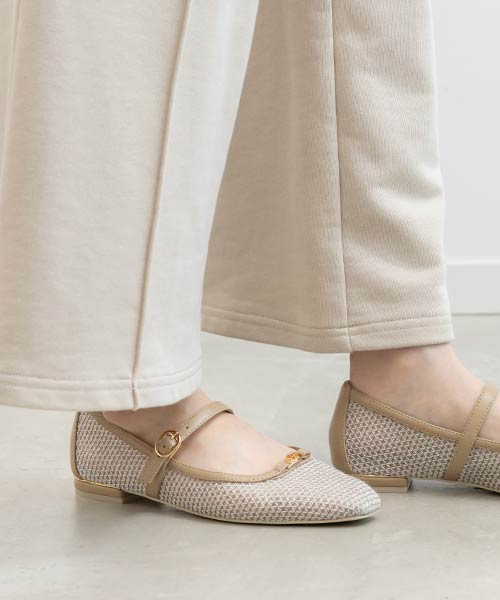 メッシュメリージェーンフラットパンプスRANDA公式サイト