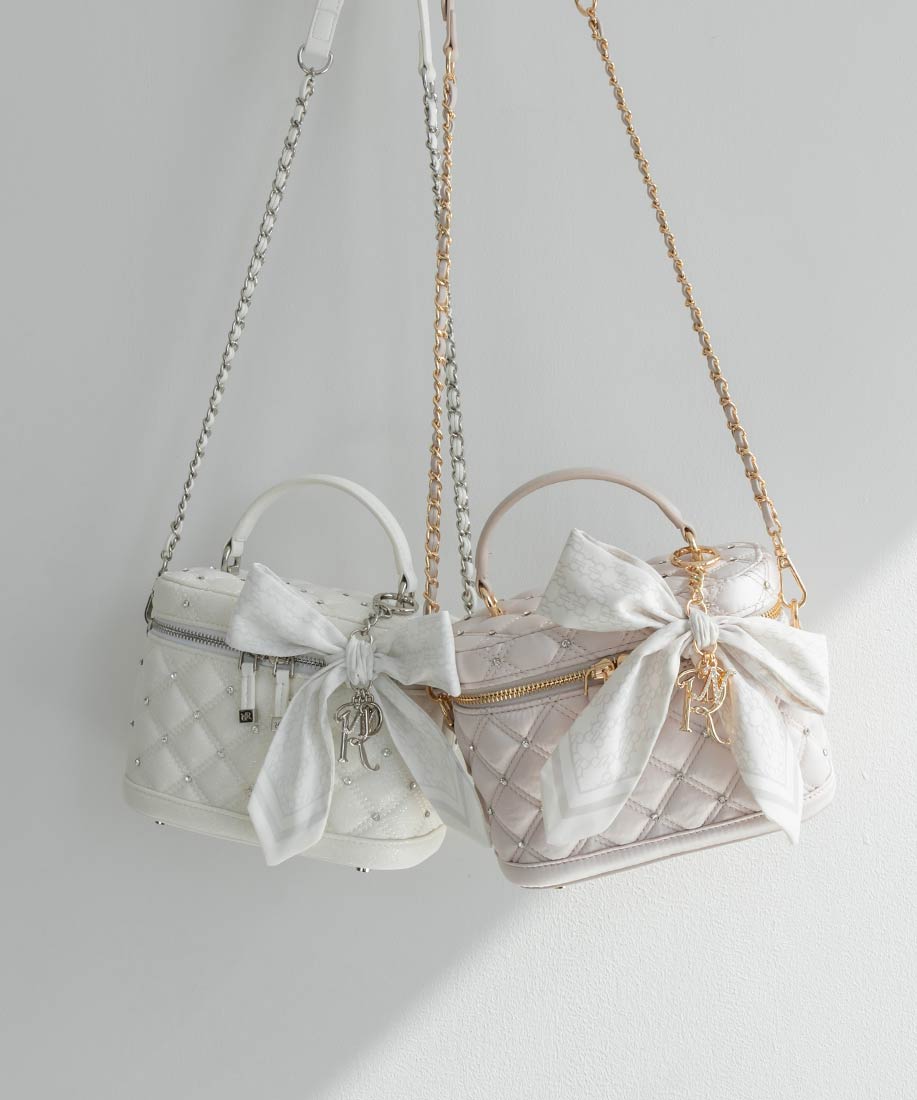 2WAY リボンチャームキルティングバニティバッグRANDA公式サイト