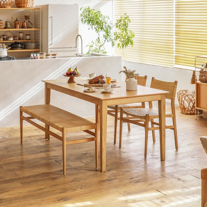 ダイニングベンチ WICKER／NA ｜家具・インテリア通販 Re:CENO(リセノ)