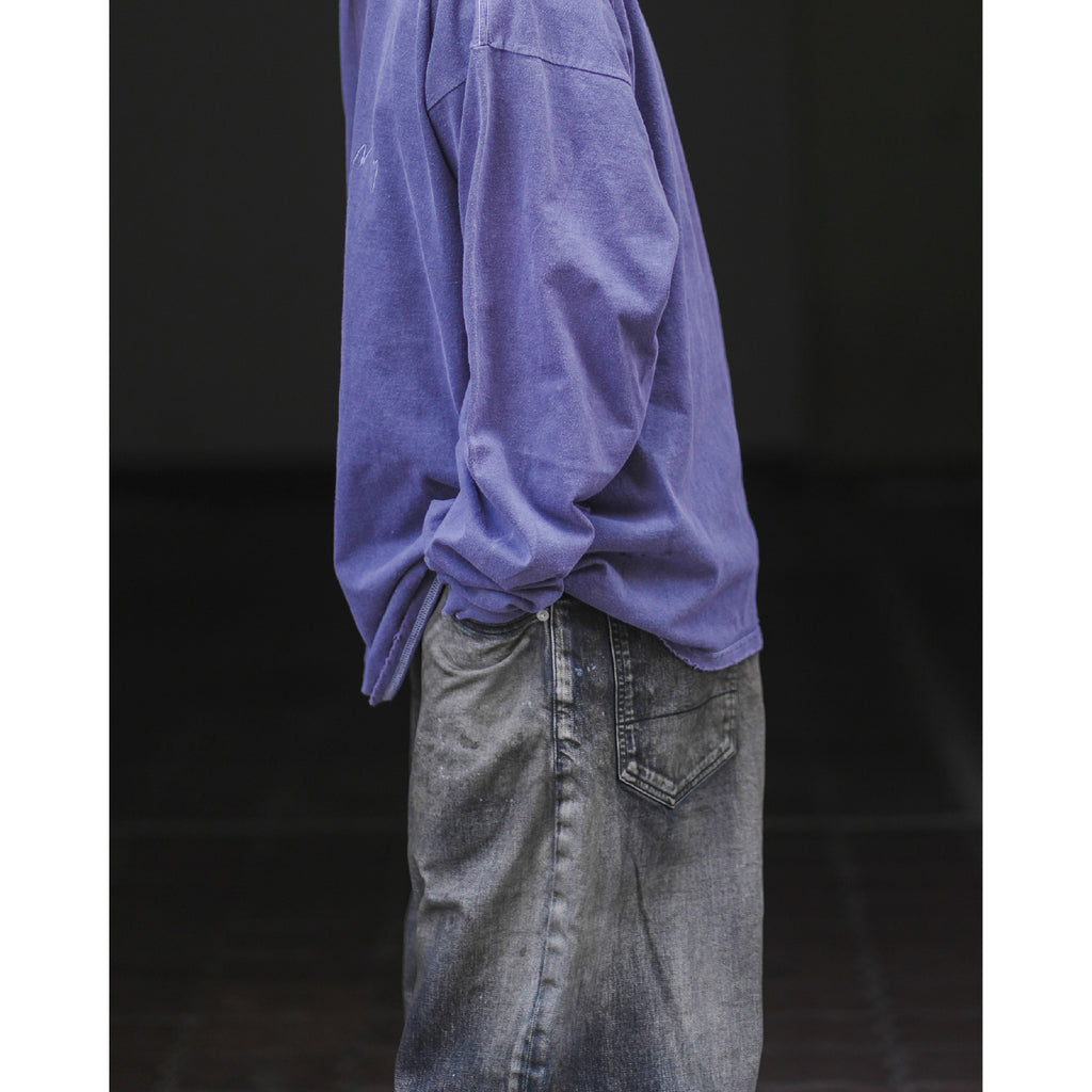 EMBROIDERY DYED LS T-SHIRT | ref. / Web Store