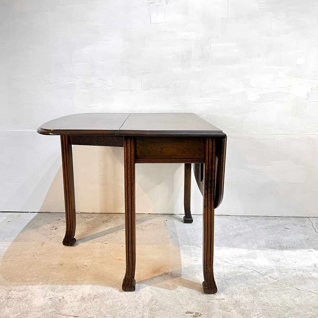 英国アンティークチーク材ゲートレッグテーブル/バタフライダイニング