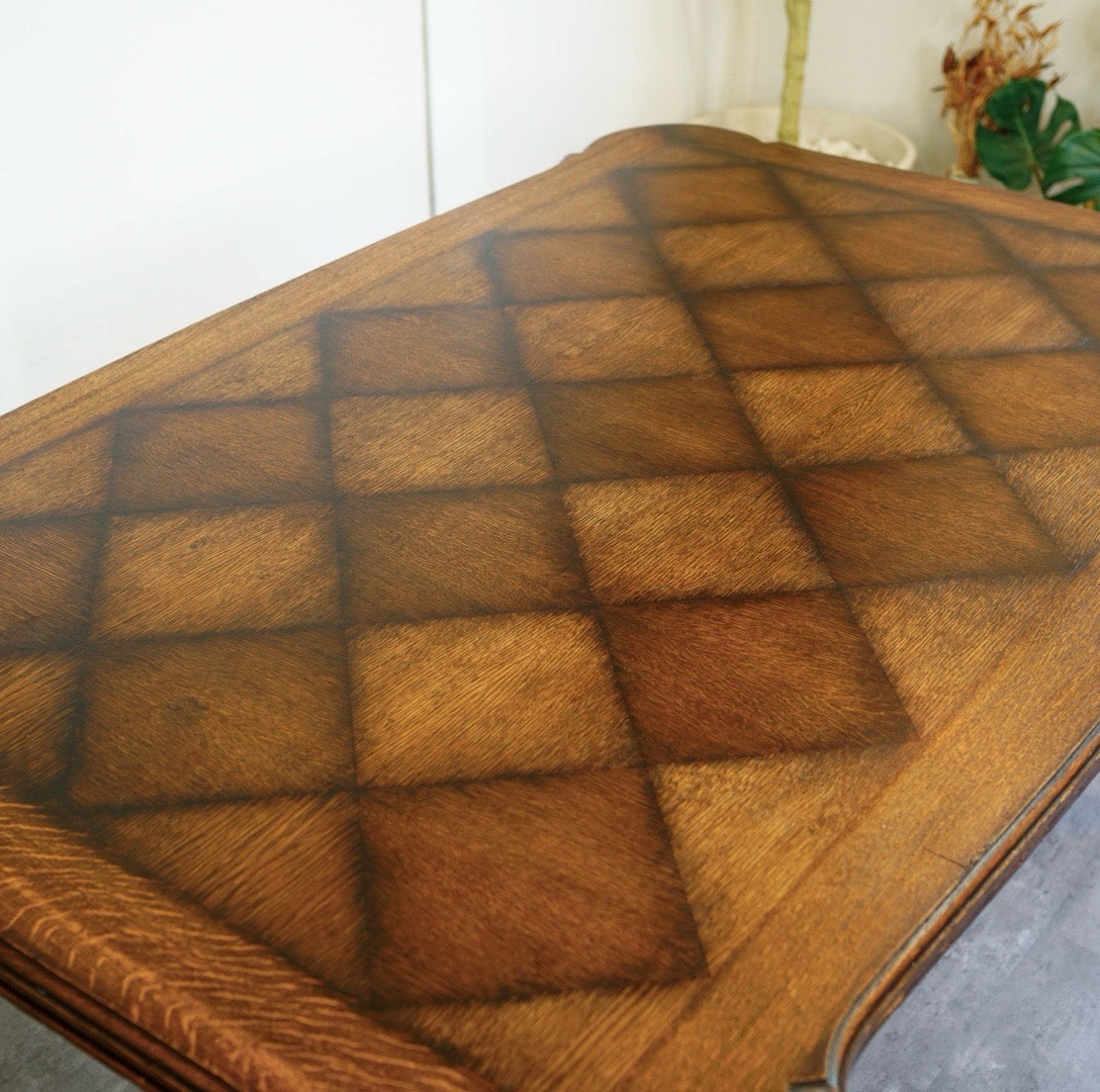 ドローリーフテーブル ダイニングテーブル 伸長式 フランス