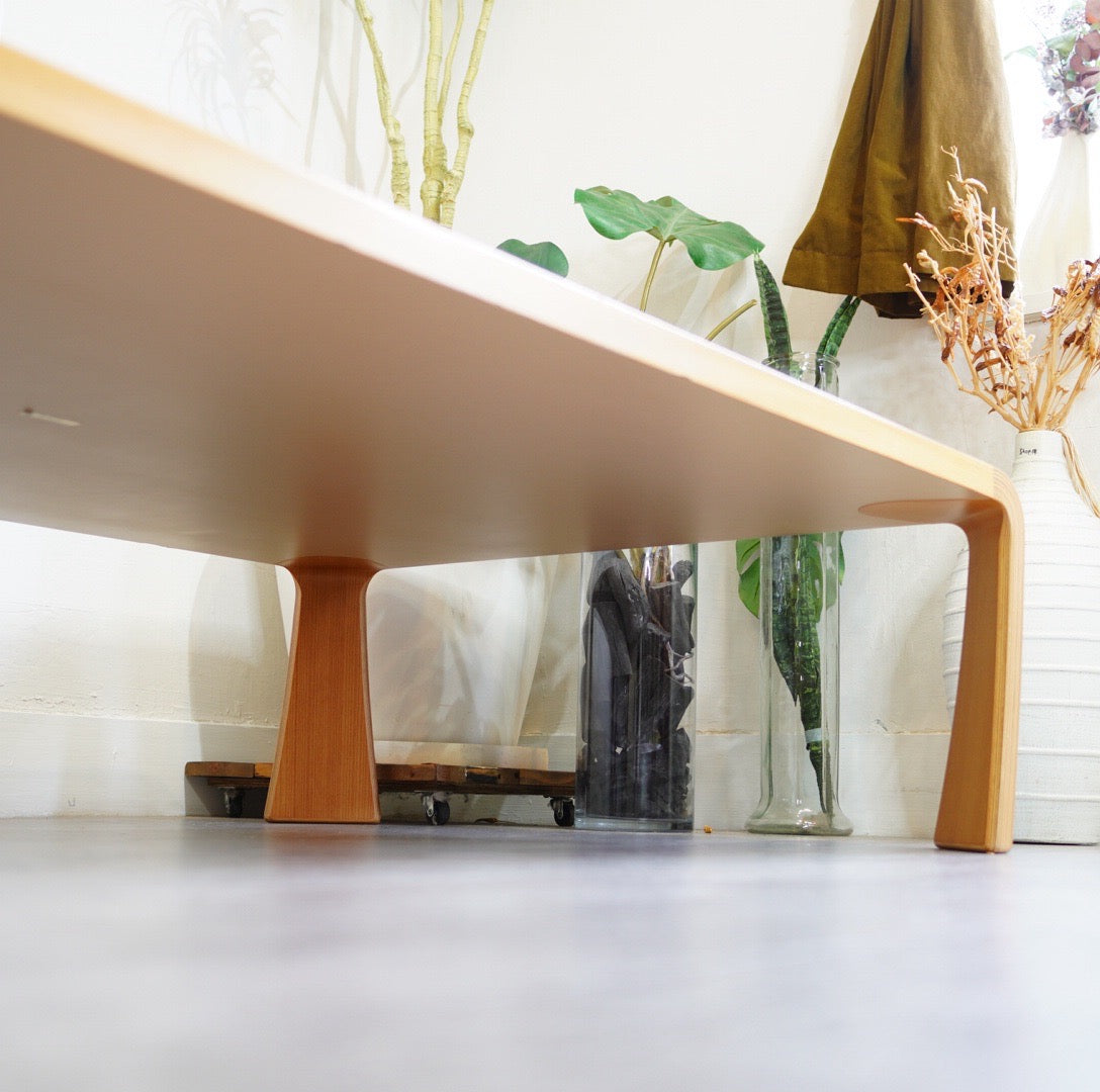 天童木工 / Tendo 座卓 乾三郎 ケヤキ板目 和テーブル ローテーブル