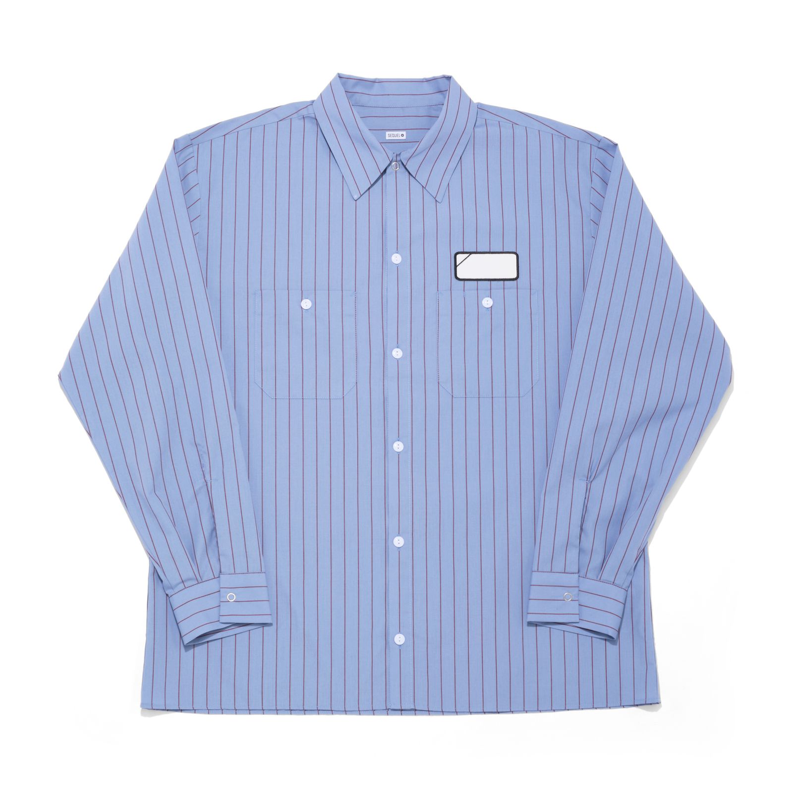 SEQUEL - 【Last1 L】SQ-24SS-SH-05 WORK SHIRT SAXE | River