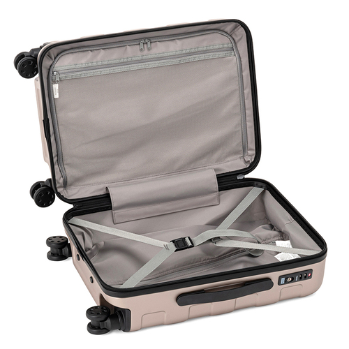 1-3泊] 無印 バーを自由に調節できる ハードキャリーケース 36L