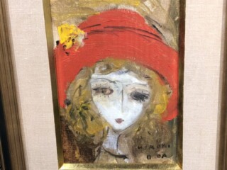 織田 廣喜 作『油彩画 SM 少女』 ｜骨董品買取 緑和堂