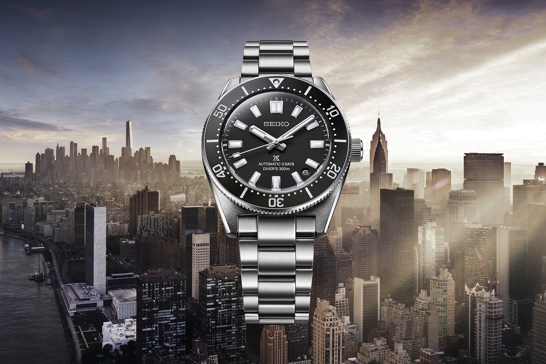 セイコー機械式ダイバーズウォッチが正統進化 300m防水で72時間駆動に