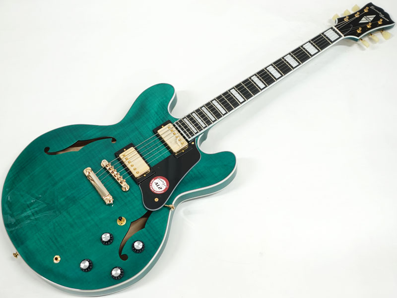 SeventySeven Guitars EXRUBATO-CTM-JT T-Green SPOT生産品 セミアコ