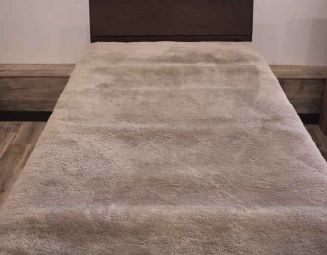 ムートンシーツ 日本製 35mm 高密度 ダブル ｜岐阜県寝装のわた勇