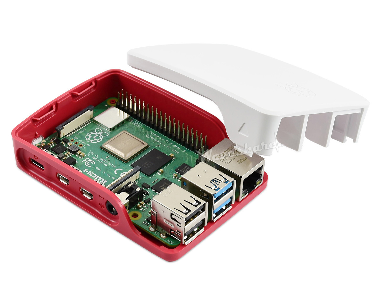 The official Raspberry Pi case for Raspberry Pi 4