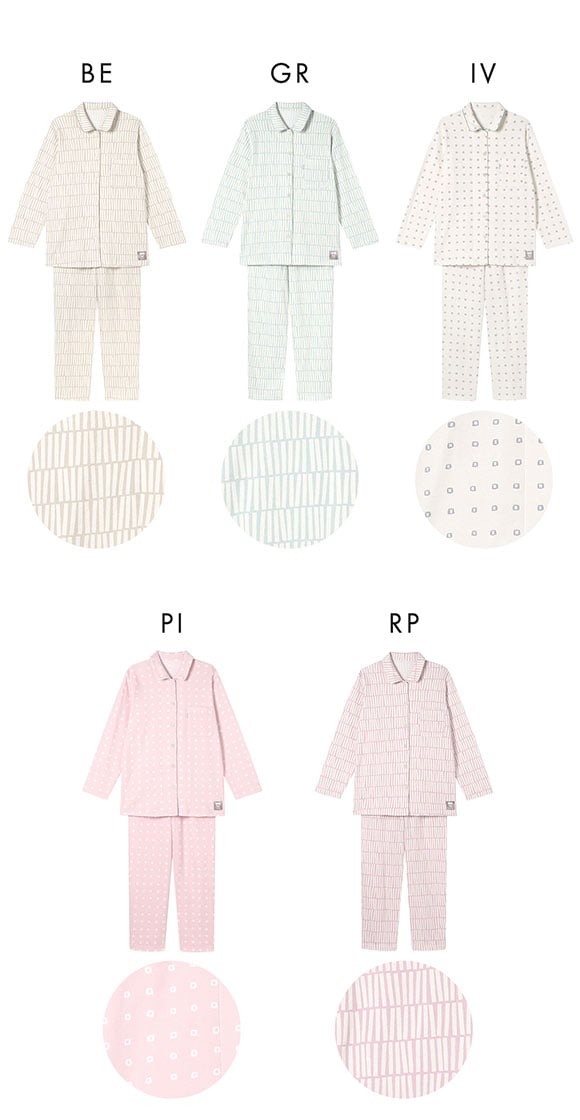 ワコール 睡眠科学 レディース シャツパジャマ 長袖 上下セット