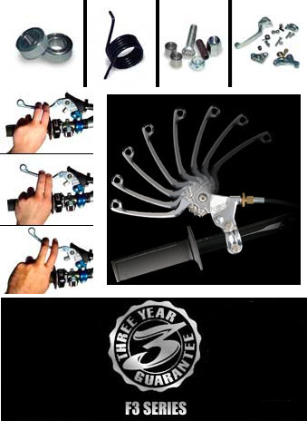 Kawasaki ZX6R 636 2019 - 2025 ASV F3 Lever Set Clutch & Brake