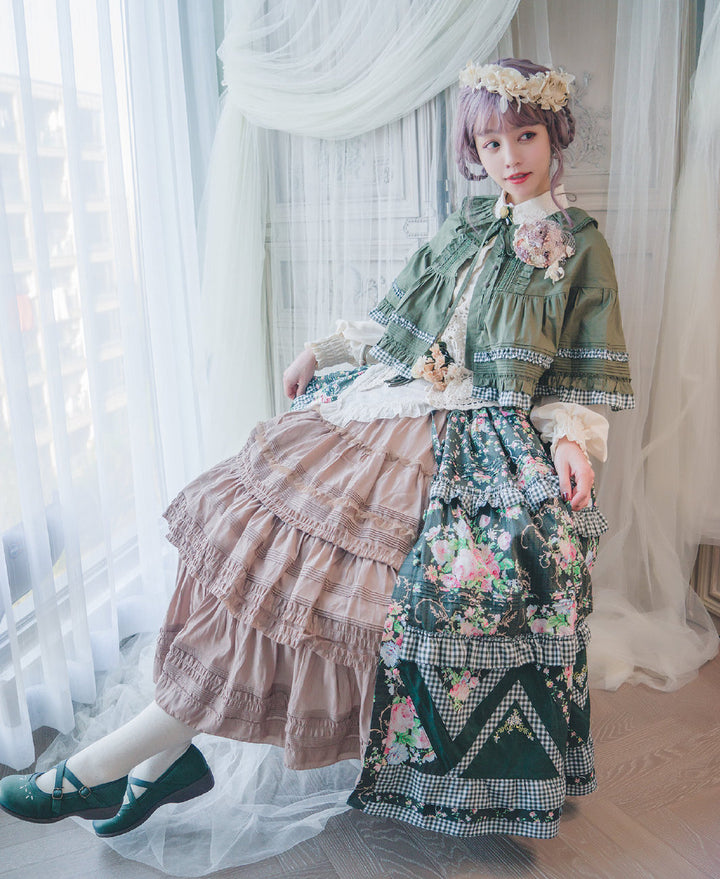 Dreamland 前開きロングスカート | Surfacespell | ロリータ ゴスロリ