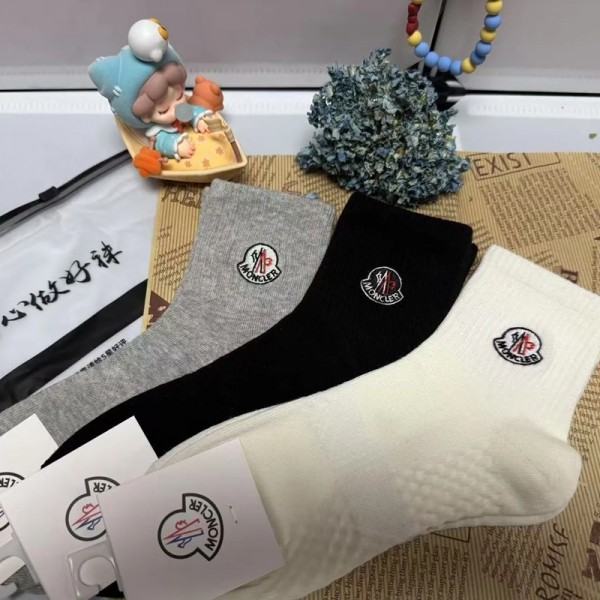モンクレールmonclerブランド ソックス 綿製上質な コットン ソックス
