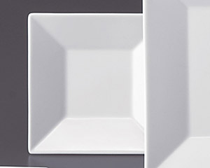 ホワイトスクエアー20cm四角皿(正角皿 Lサイズ)|食器通販の陶磁庵