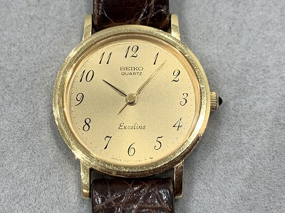 セイコー エクセリーヌ クォーツ腕時計をお買取しました【円町店