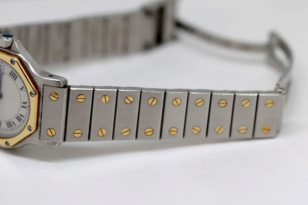 Cartier カルティエ サントスオクタゴン（自動巻き）ベルトのコマ足し