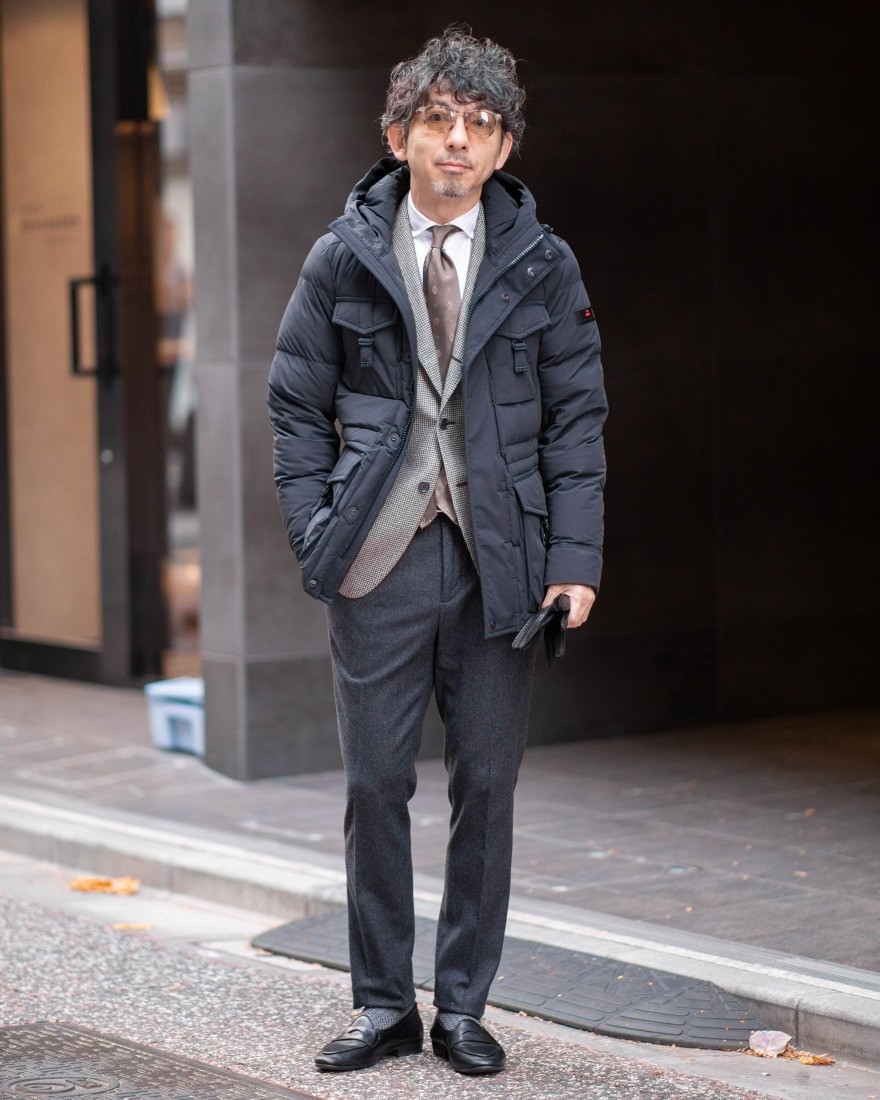 フーデッド ダウン フィールドジャケット【RORY NS】｜PEUTEREY