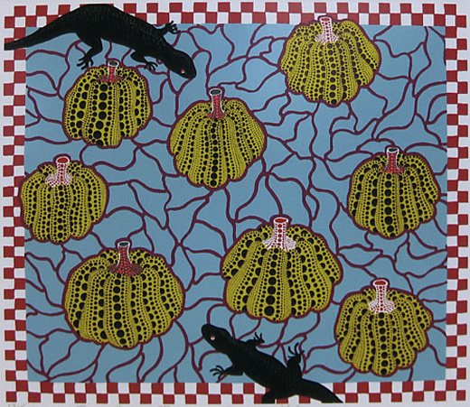 黒とかげBlack Lizard|草間彌生Yayoi Kusama