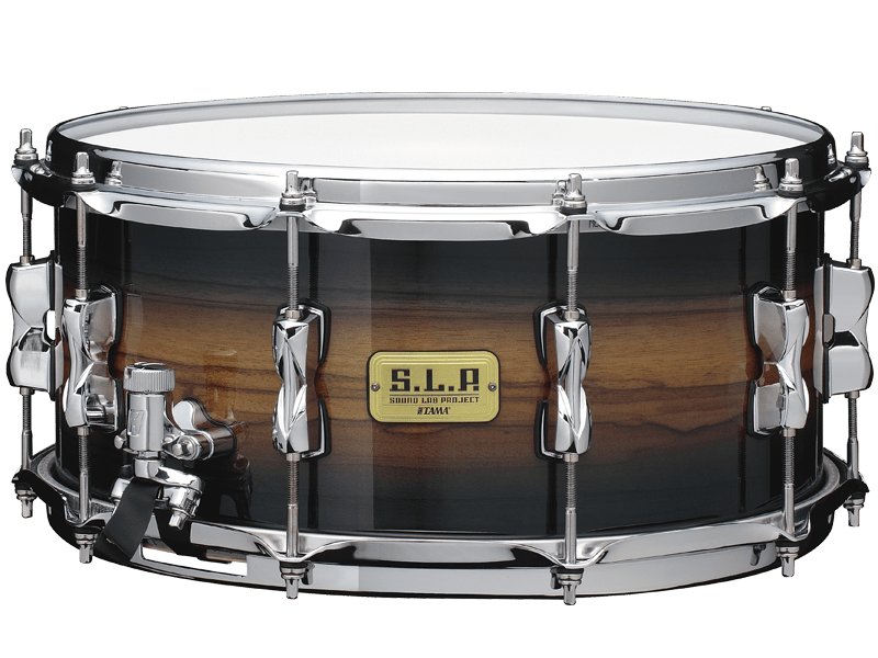 S.L.P. Snare Drum featuring Hybrid Bubinga & Maple Shell w